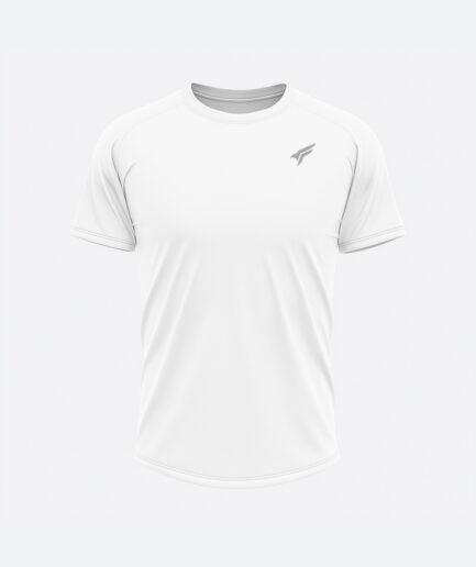 Camiseta blanca poliéster Falcon